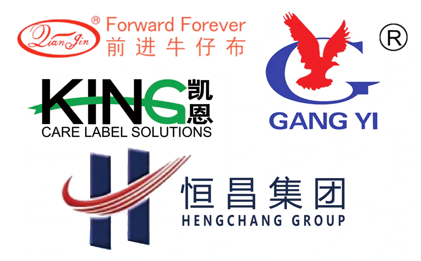 Customer references including Forward Forever, King Care Label Solutions, Gang Yi and Hengchang Group